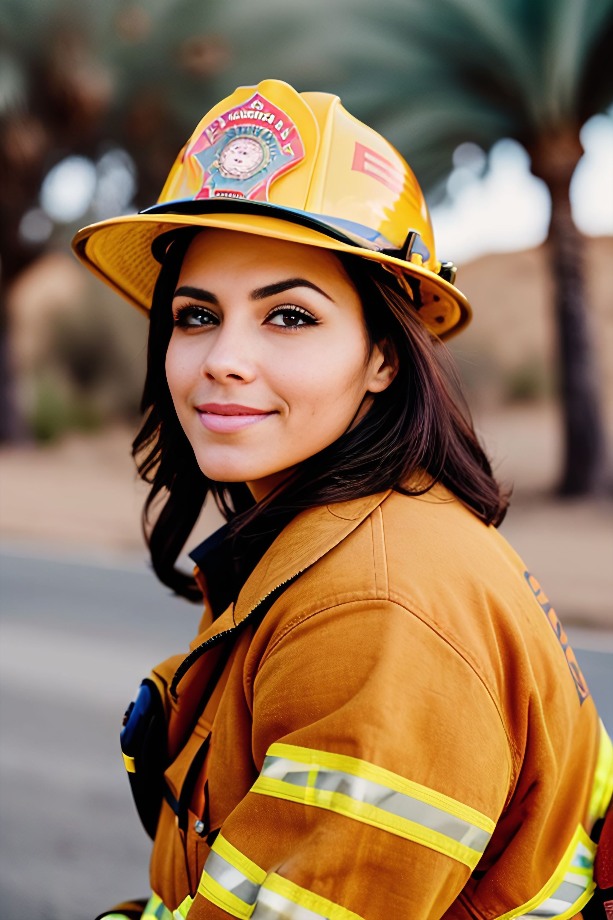 Portrait generated with Stable Diffusion.